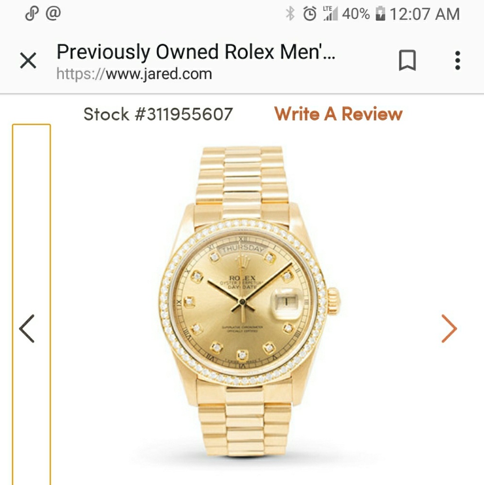 Rolex watch